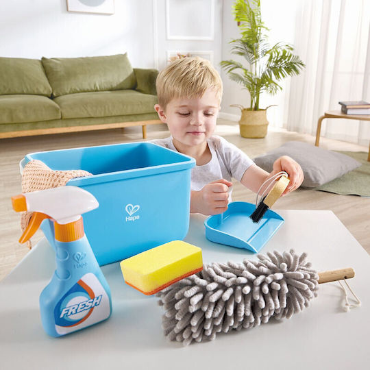 Hape Scoot Around Clean Up Bucket for 3+ Years 7 Pieces