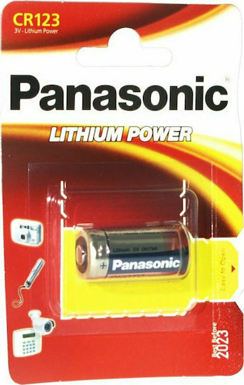 Panasonic Photo Power Литиева Батерия CR123 3V Еднократна (Дълъг Живот) 1бр