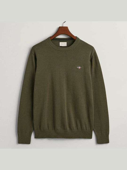 Langarm-Pullover Grün