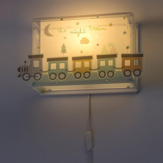 Ango Plastic Kids Wall Light The Night Train