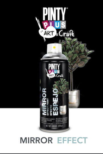 Pinty Plus Spray Paint Art Mirror Effect Acrylic with Mirror Effect Silver 400ml