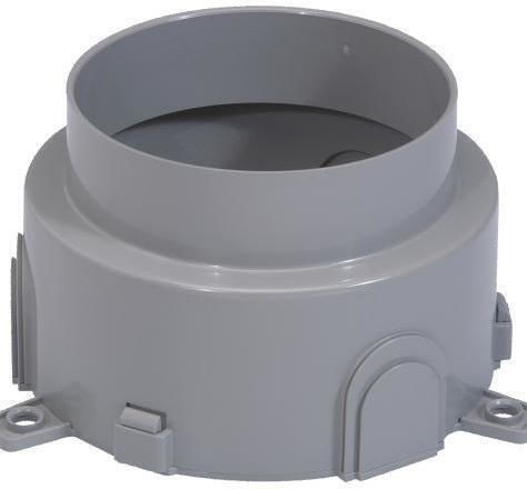 Legrand Mosaic Walled Electrical Junction Box Plastic in Gray Color