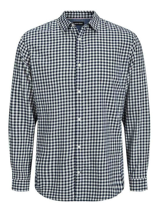Long-sleeved Flannel Shirt Checked Cloud Dancer