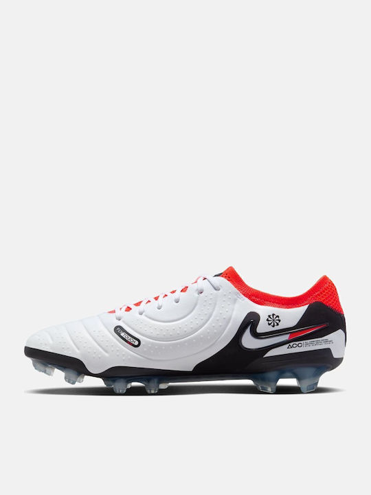 Nike Tiempo Legend 10 Elite FG Football Shoes with White Cleats Nike Tiempo Legend 10 Elite FG Football Shoes with White Cleats