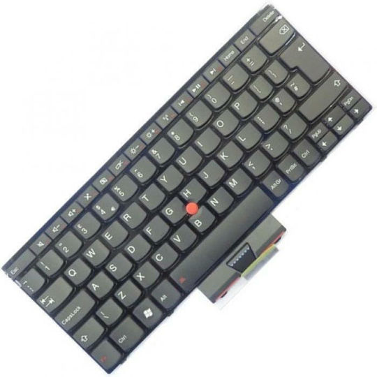 Laptop Keyboard for Thinkpad E120 E125 E130 E135 without Frame and English (UK) Layout in Black Color KEY-055
