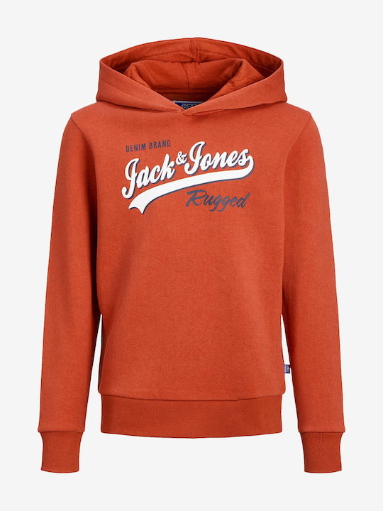 Jack & Jones Kinder Sweatshirt mit Kapuze Orange