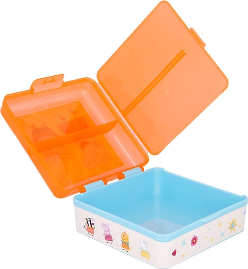 Stor Peppa Pig Plastic Kids' Food Container Peppa Pig Orange x x 6cm