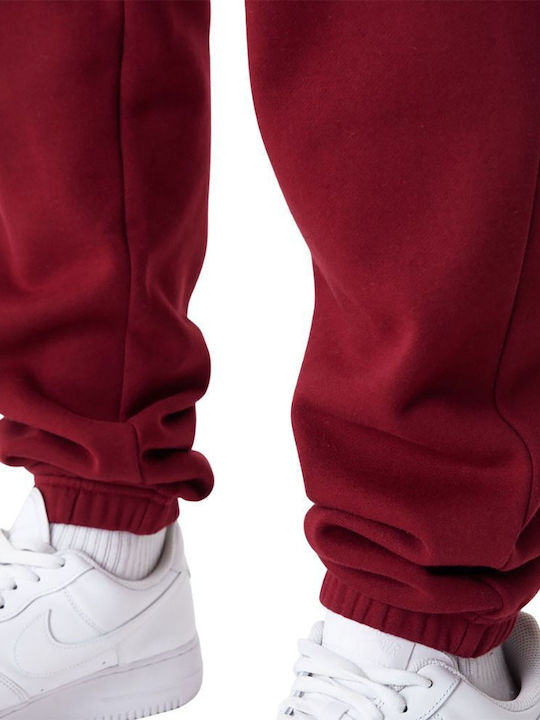 New Era CARGO Men's Sweatpants with Rubber Burgundy