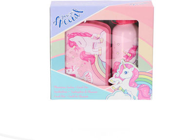 Unicorn food container and canteen set 500ml