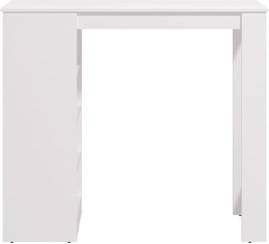 Fylliana Valence Bar Tisch Holz Weiß 120x50x105cm
