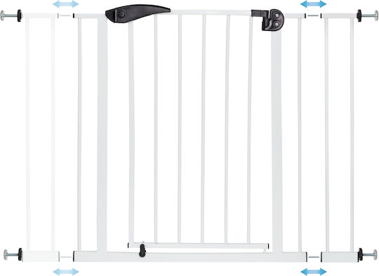 ECD Germany Security Door Simple Placement made of Metal in White Color 79x79cm 1pcs
