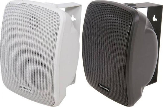 Adastra FC4V-B Passive Wall Installation Speakers 40W Pair 14.5x11.2x19.9cm Black
