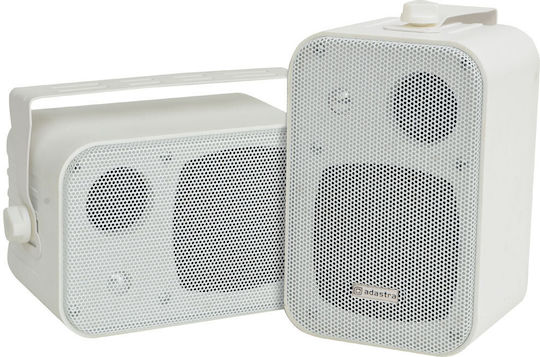 Adastra B30V-W Passive Wall Mount Installation Speakers 30W Pair 13.6x15.5x24cm White