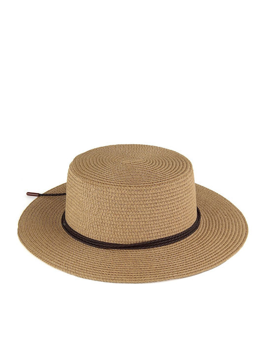 Silia D Frauen Rattangeflecht Hut Beige