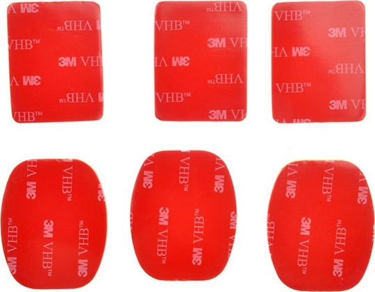 Puluz Set of 6 stickers VHB Αυτοκόλλητη Βάση για DJI / GoPro