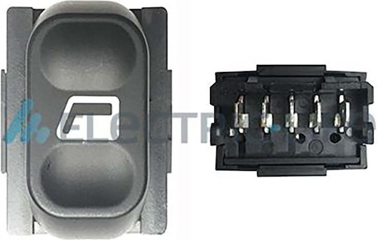 Electric Life ElectricLife Înlocuire comutator buton pentru mașini Comutator geamuri auto pentru Citroen Xsara Peugeot Partener 5pin Negru