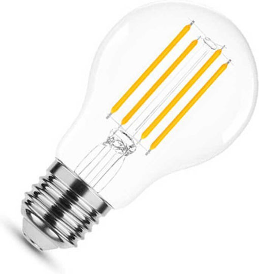 Modee Lighting Λάμπα LED 7W 108mm για Ντουί E27 και Σχήμα A60 Θερμό Λευκό 806lm