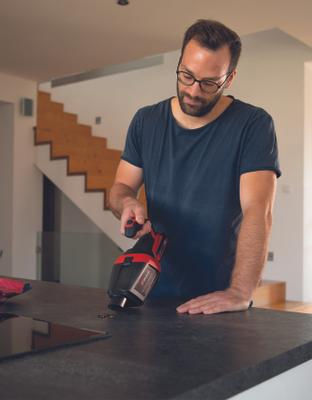 Einhell Tehv 18/06 Li Без зарядно устройство и батерия Червен