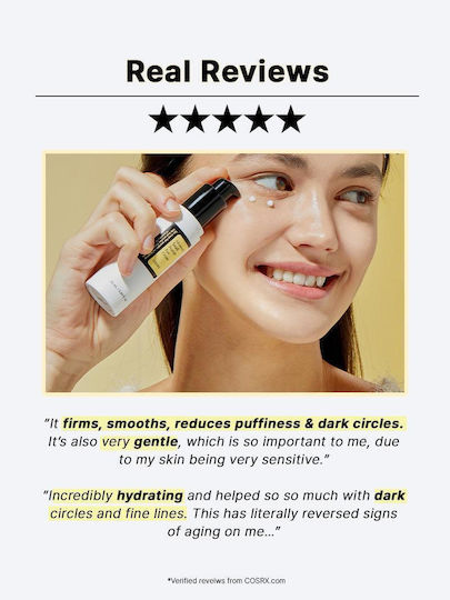Cosrx Advanced Snail Peptide Augenbefeuchter für Aufhellung & Anti-Aging 25ml