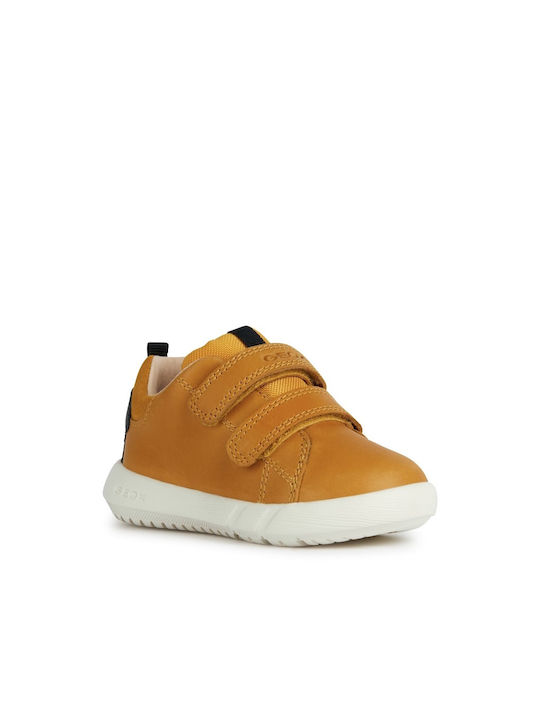 Geox Kids Sneakers High with Scratch Yellow