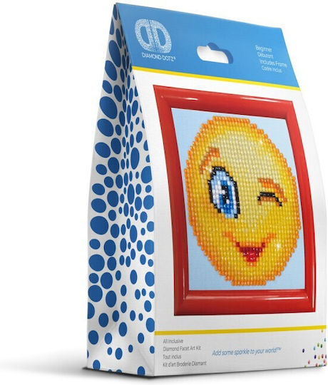Diamond Dotz Diamond Painting Kit cu Ramă Clipocire 10.2x10.2cm