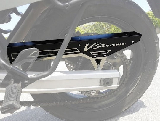 Moto Discovery Motorcycle Chain Guard Black