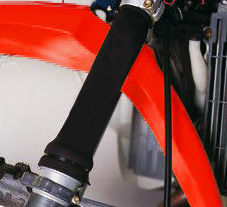 Moto Discovery Motorcycle Front Suspension Protectors Honda Transalp Black