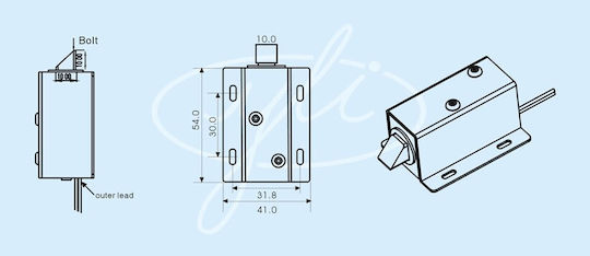 Yli Electronic Ηλεκτρικό Κυπρί Κλειδαριάς