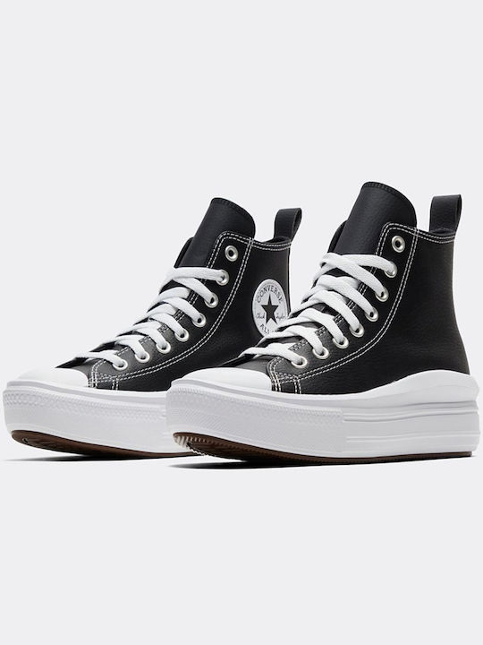 Converse Παιδικά Sneakers High All Star Chuck Taylor Μαύρα