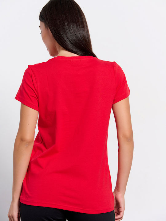 BodyTalk Damen Sport T-Shirt Rot