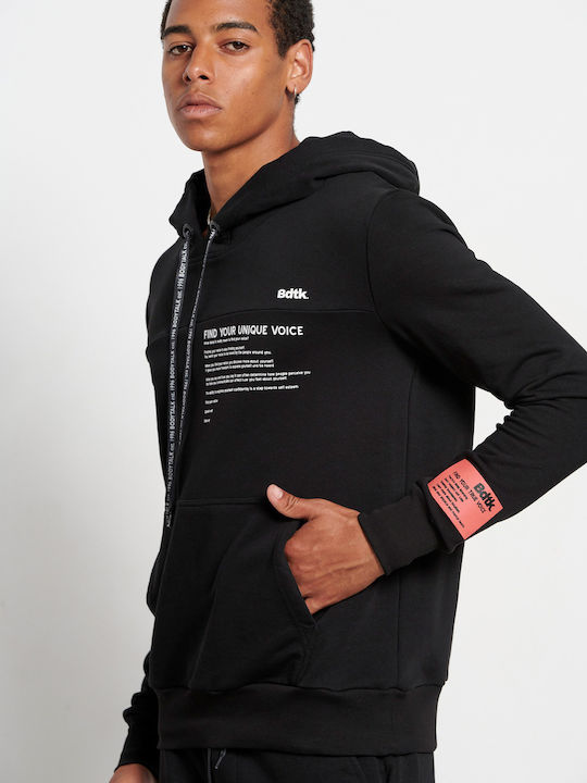 Speakout Sweatshirt with Hood Black
