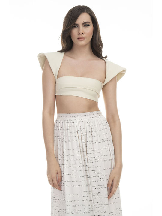 Raffaella Collection Skirt in Beige color