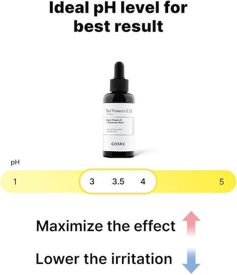 Cosrx The Vitamin C 13 Moisturizing & Anti-aging Serum Face with Vitamin C & Vitamin E for Detoxification & Dark Spots 20ml