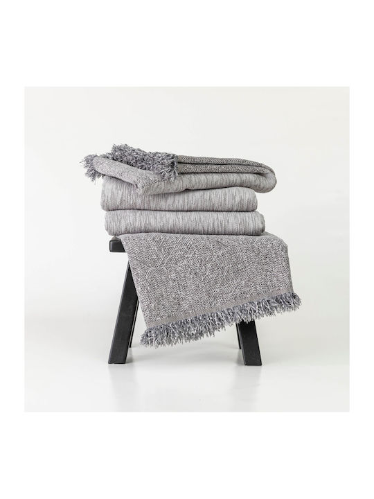 Borea Square Ριχτάρι Πολυθρόνας Chenille 180x180εκ. Μπεζ