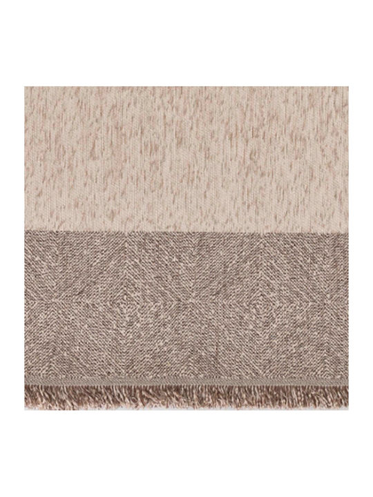 Borea Square Ριχτάρι Τετραθέσιου Καναπέ Chenille 180x350εκ. Γκρι