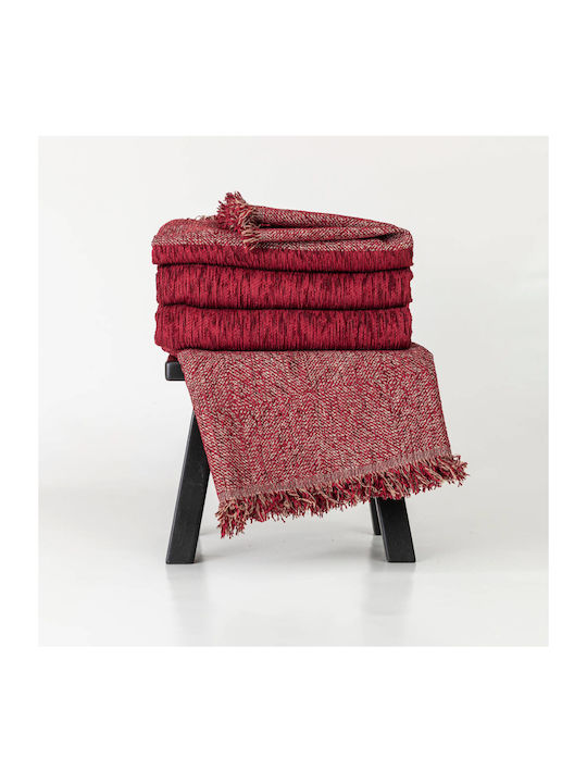 Borea Square Ριχτάρι Τετραθέσιου Καναπέ Chenille 180x350εκ. Γκρι