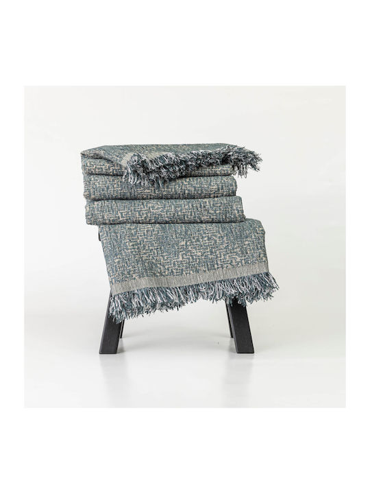 Borea Borea Four-Seater Sofa Throw Chenille 180x350cm Green