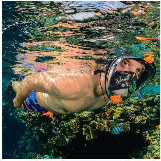 Ocean Reef Μάσκα Θαλάσσης Full Face Aria Μαύρη