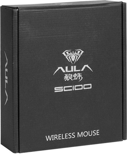 Aula SC100 Ασύρματο RGB Gaming Ποντίκι Μαύρο