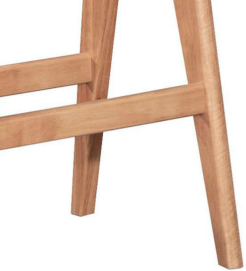 Winslow Τραπέζι Μπαρ από Μασίφ Ξύλο Καρυδί 120x45x100εκ.