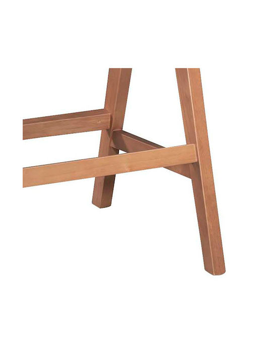 Σκαμπό Μπαρ με Πλάτη Ξύλινο Winslow Καρυδί 51.5x53.6x100εκ.