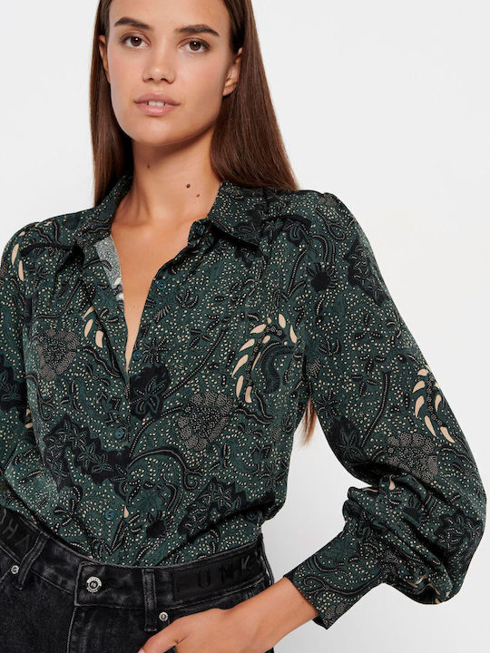 Langärmelig Damen Hemd Pepper Green