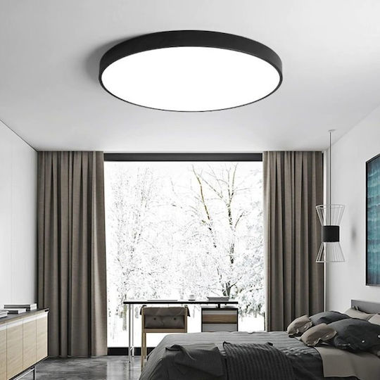 Vivalux Luka Deckenleuchte 40cm Schwarz mit Integrierter LED