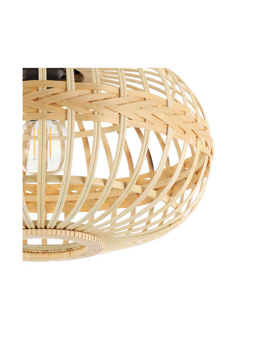 Eglo Amsfield Ceiling Mount Light 45cm Brown with Socket E27
