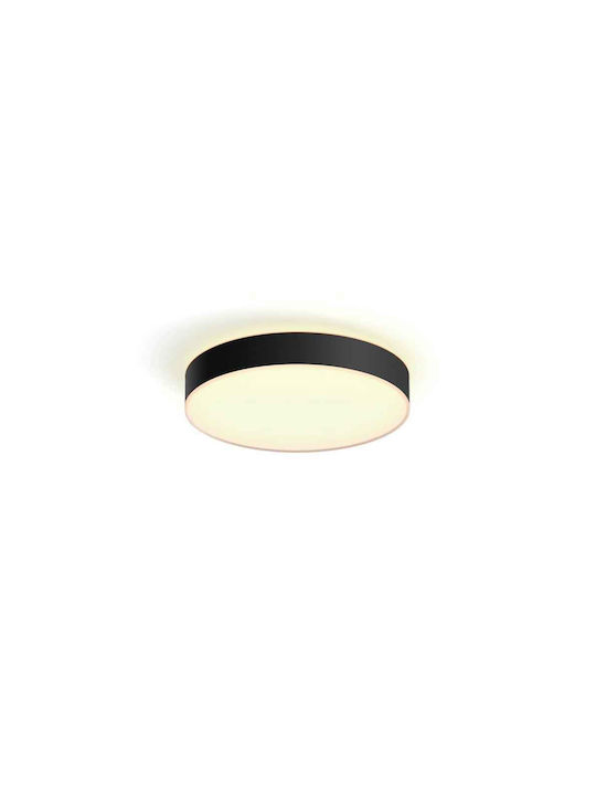 Philips Smart Πλαφονιέρα Οροφής 42.5εκ. Μαύρη με Ενσωματωμένο LED και Τηλεχειριστήριο