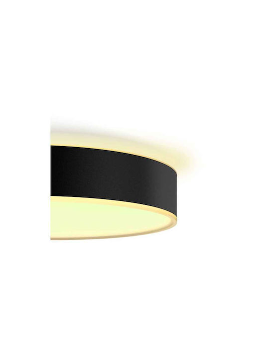 Philips Smart Πλαφονιέρα Οροφής 42.5εκ. Μαύρη με Ενσωματωμένο LED και Τηλεχειριστήριο