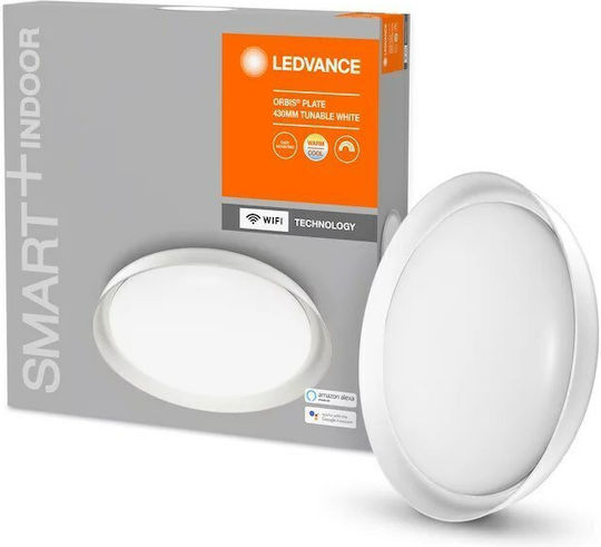 Ledvance Orbis Plate Таванно осветление 43бр Бяла с Вграден LED