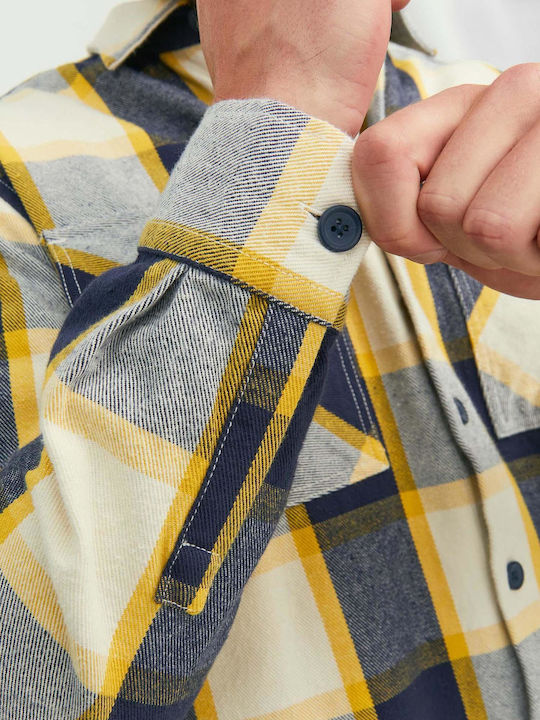 Langärmeliges Overshirt Geprüft Gelb