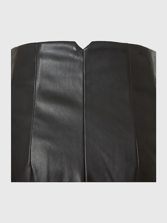 Women's Fabric Trousers Regular Fit Black