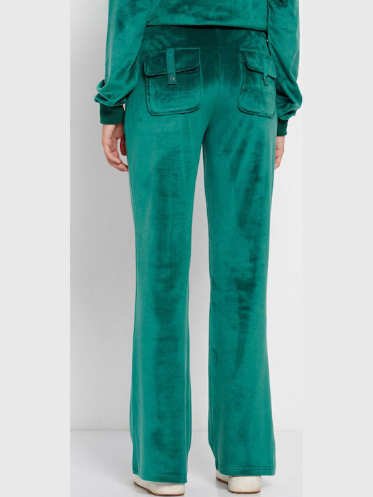 Sweatpants Velvet Green